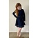 LoFff mt 104 jurk lace dark blue V