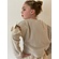 Lapin House mt 152/158 feestjurk 2-delig setje beige V