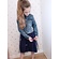 Billieblush jeans dress with blue tulle skirt
