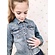 Billieblush jeansjurk met tule rok blue