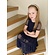 Creamie jurk tule total eclipse donkerblauw  VX