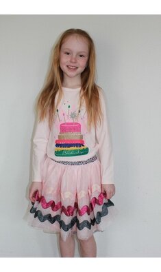 Billieblush shirt taart lange mouw roze Vxx OC