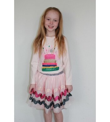 Billieblush shirt taart lange mouw roze V