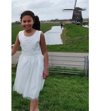 Happy Girls jurk bruidsmeisje offwhite V  → VXX