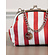 Abel & Lula bag striped red white