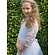 Bonnie Jean mt 122/128 jurk bruidsmeisje wit VXX