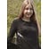 Lapin House asymmetrische top zwart V
