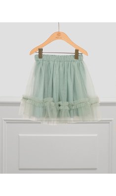 Abel & Lula tule skirt green