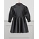 Abel & Lula dress artificial leather black