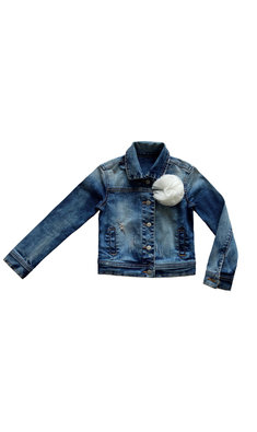 LoFff Jeans jacket rose blue V