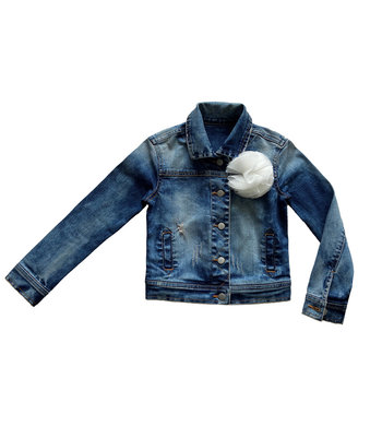 LoFff Jeans jacket rose blue V