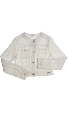 Gymp jeansjasje offwhite V