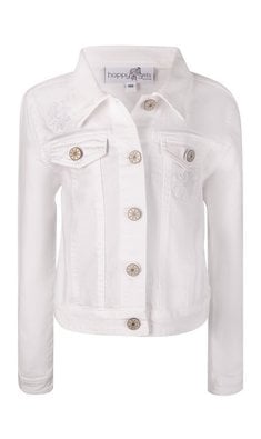 Happy Girls jeans jacket white