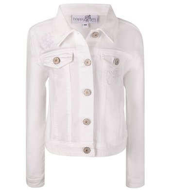 Happy Girls jeans jacket white V