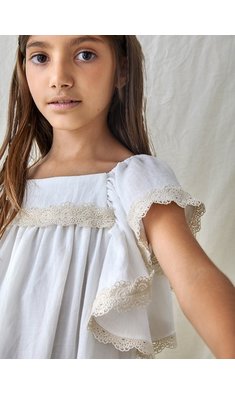 Nueces boho dress offwhite