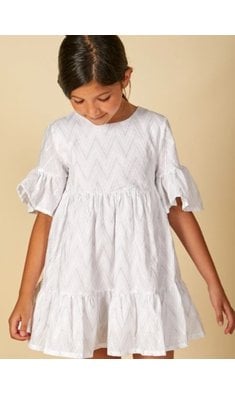 Nueces dress fabiola white