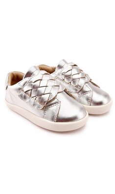 Old Soles sneaker vlecht silver V