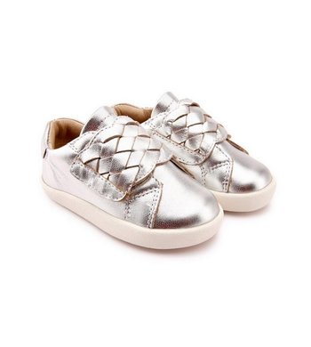 Old Soles sneaker vlecht silver V