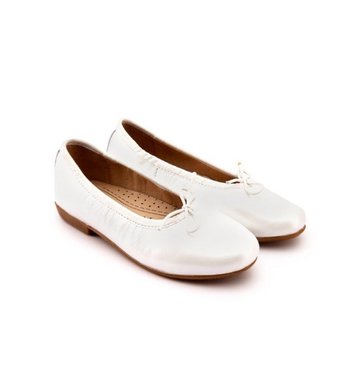Old Soles leren ballerina's paarlemoer wit V - VXX