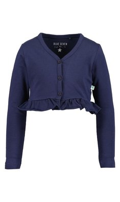 Blue Seven mt 110/116 bolero met ruche marineblauw  FINAL V