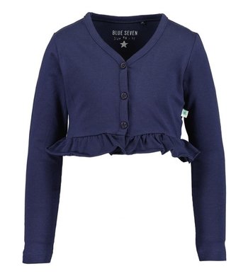 Blue Seven mt 110/116 bolero met ruche marineblauw  FINAL V