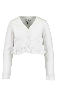 Blue Seven bolero met ruche offwhite