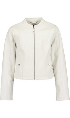 Blue Seven mt 164 kunstleren jasje offwhite V