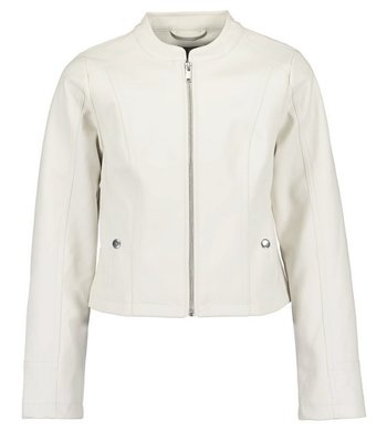 Blue Seven mt 164 kunstleren jasje offwhite V