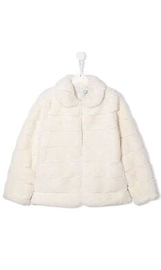 Abel & Lula mt 104 winterjas fauxfur offwhite