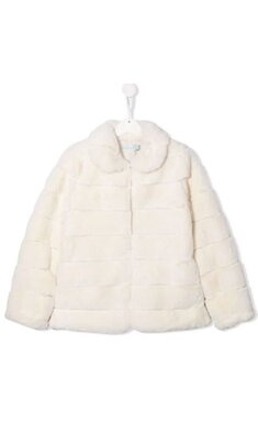 Abel & Lula winterjas fauxfur offwhite