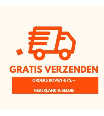 GRATIS VERZENDEN BOVEN € 75,-- NED&BELGIE