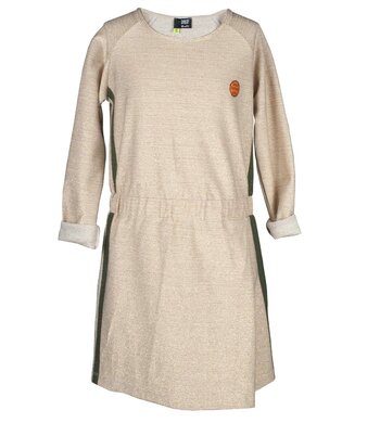 Rumbl Royal mt 116/122 sweatjurk beige goud VXX