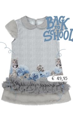 Lapin House dress with tiger grey