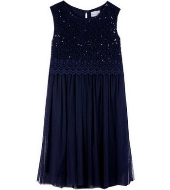 Happy Girls mt 158 feestjurkje navy VXX