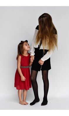 Creamie mt 122 jurkje Crimson red bordeaux V