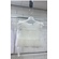 tule top met geborduurde stippen  offwhite