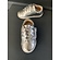 Old Soles sneaker vlecht silver V
