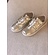 Old Soles sneaker vlecht gold