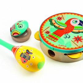 Djeco Djeco set van 3 houten muziekinstrumenten