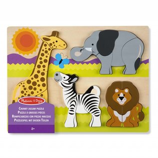 Melissa & Doug Melissa and Doug houten inlegpuzzel Safari