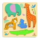 Djeco Djeco houten puzzel jungledieren