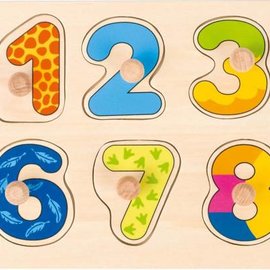 Goki Goki houten puzzel getallen