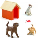Djeco Djeco poppenhuis honden met hondenhok - set van 3