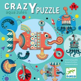 Djeco Djeco gekke puzzel - Aqua'zules Waterdieren