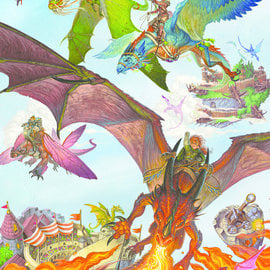 Cobble Hill Cobble Hill puzzel - Dragon flight