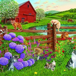 Cobble Hill Cobble Hill puzzel - Farm cats 275 stukjes