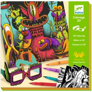 Djeco Djeco 3D kleuren - Funny Freaks DJ08651