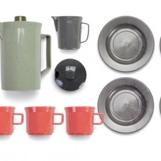 Dantoy Green Bean - Koffieset in net (17-delig) DY2680