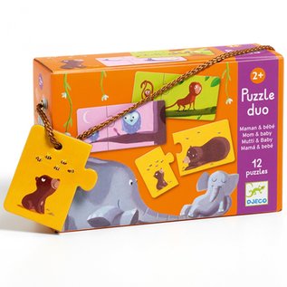 Djeco Djeco Duo puzzel - Mama en baby DJ08157