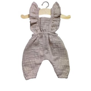 Minikane Minikane jumpsuit Maya lurex beige